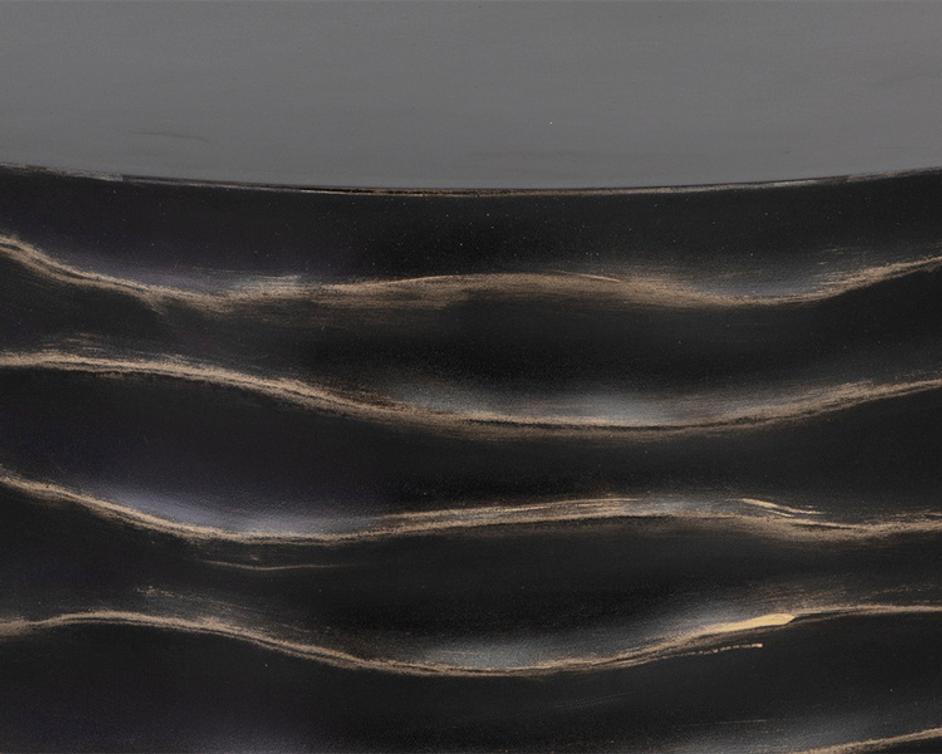 COREY COFFEE TABLE - LARGE - BLACK by Sunpan