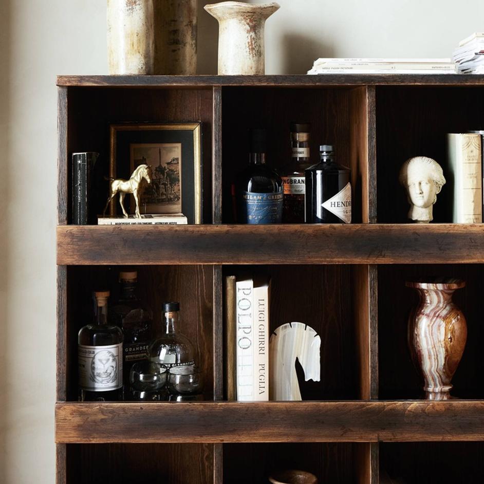 Mercantile Shop Store Cabinet - Aged Brown by Four Hands
