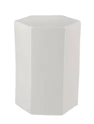 Porto Ceramic Indoor/Outdoor Side Table-Small, White by Jamie Young