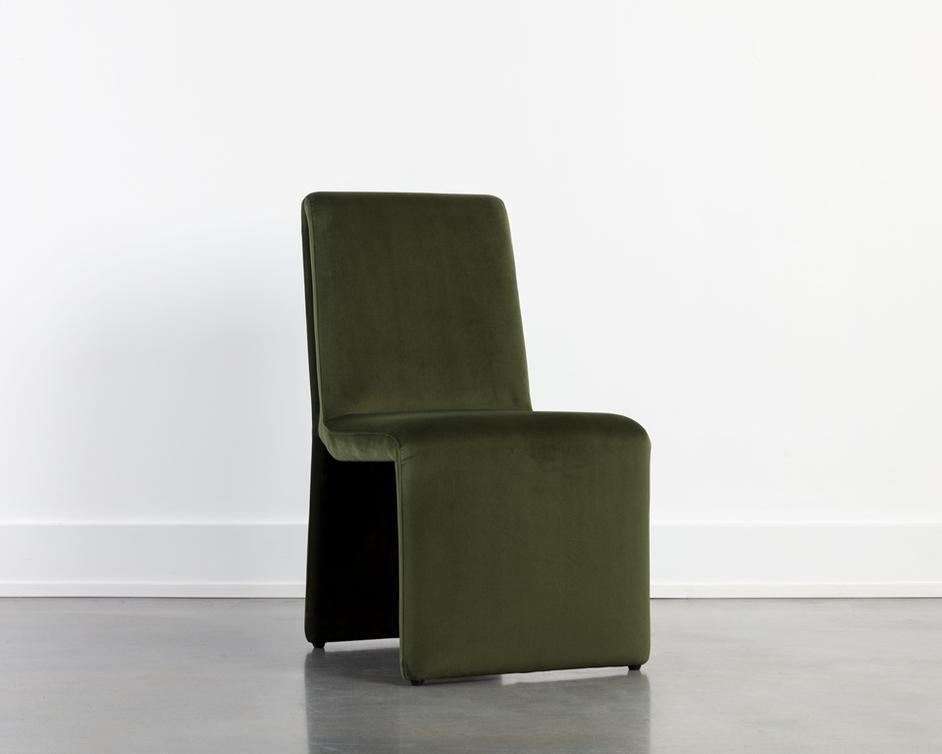 CASCATA DINING CHAIR - MOSS GREEN by Sunpan