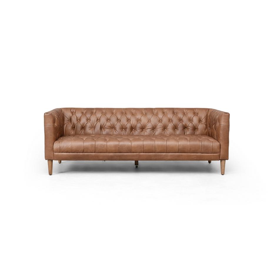 Williams Sofa In 75" In Nw Chocolate by FOUR HANDS