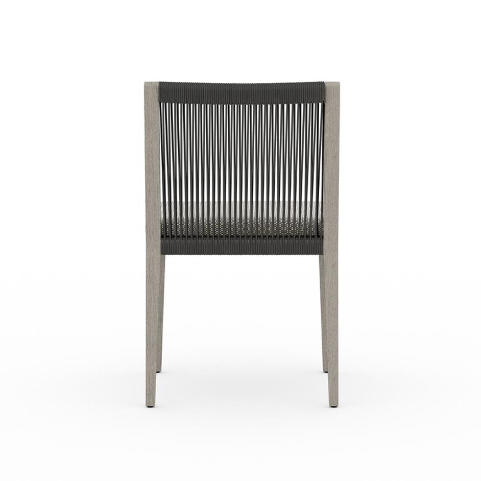 Sherwood Outdoor Dining Chair in Grey and Ash by FOUR HANDS