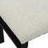 Diverge White Shearling Small Bench by Uttermost
