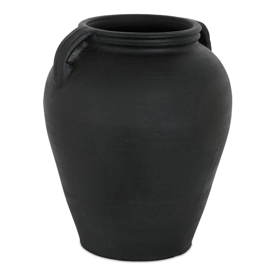 Jovi Vase Black Terracotta by Moes Home