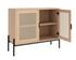 AVIDA SIDEBOARD - SMALL - BLACK - RUSTIC OAK/NATURAL by Sunpan