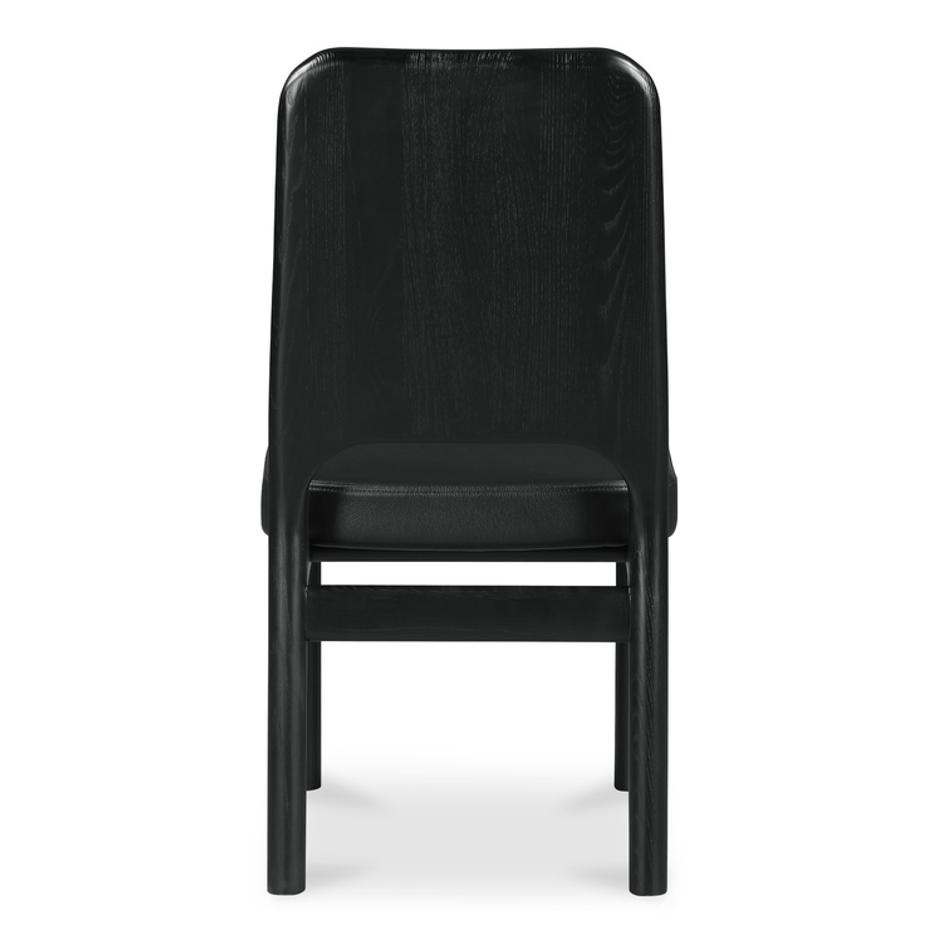 Kerr Dining Chair Vegan Leather Black-Set Of Two by Moes Home