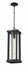 Glenwood 1 Light Outdoor Chain Mount Ceiling Fixture in Black Finish by Z-Lite