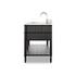 Toulouse Single Wide Vanity - Satin Black Veneer by Four Hands
