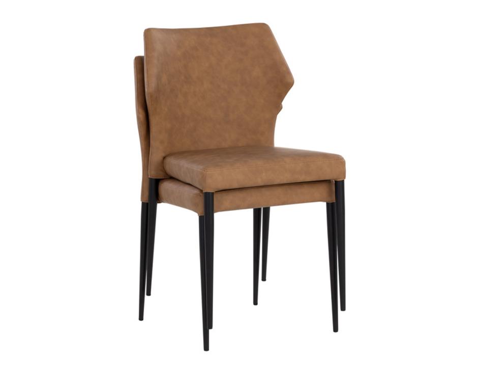 JAMES STACKABLE DINING CHAIR - BOUNCE NUT by Sunpan