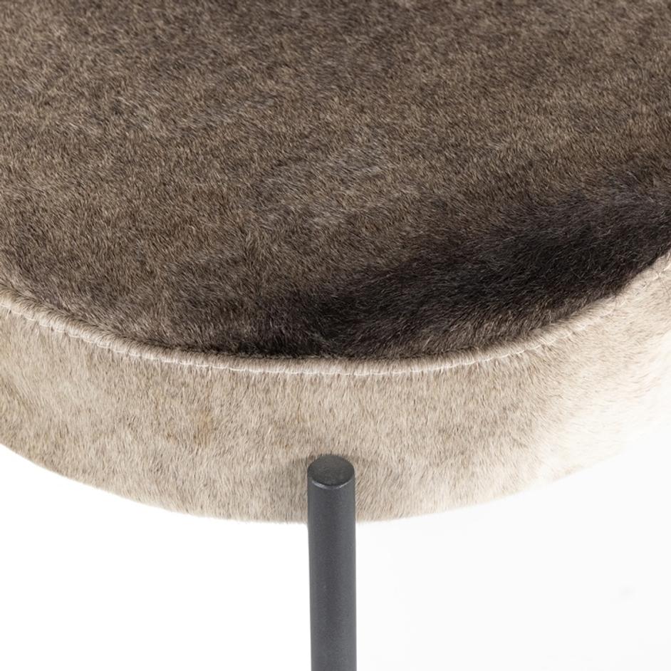 Nocona Stool In Speckled Hide In Bar by FOUR HANDS