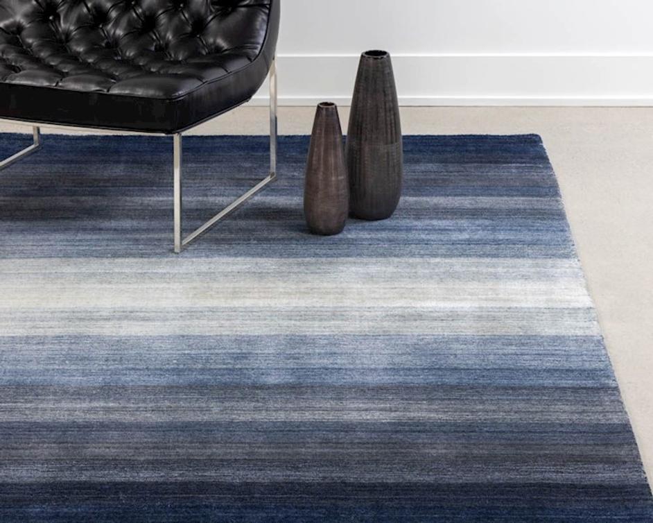 Lagos Hand-loomed Rug - Blue - 8' X 10' by Sunpan
