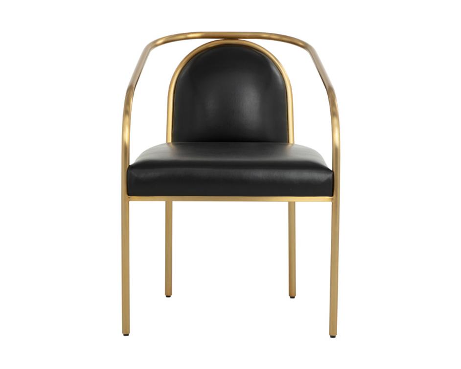 CICERO DINING ARMCHAIR - CANTINA BLACK by Sunpan