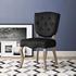 Union Vintage French Performance Velvet Dining Side Chair In Black by Modway Furniture