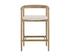 JEREMY COUNTER STOOL - WEATHERED OAK - DOVE CREAM by Sunpan