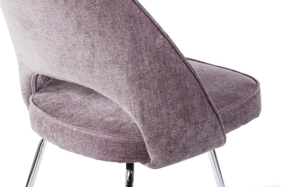 Johnson Dining  Side Chair - Heathered velvet purp by GALLA HOME