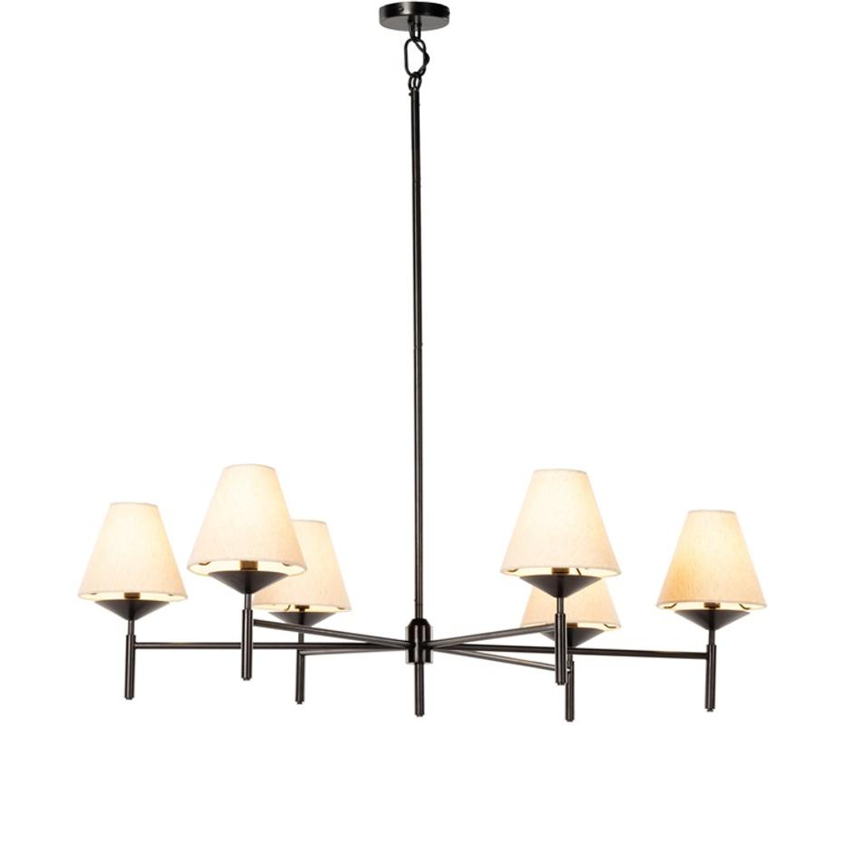 Dodie Chandelier In Jet Black by FOUR HANDS