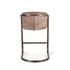 Portofino Distressed Jet Brown Leather Counter Chair by Home Trends & Design