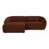 Amelia Nook Modular Left Sectional Chestnut by Moes Home