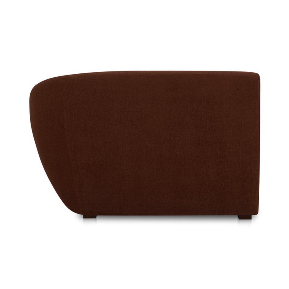 Amelia Right Arm Facing Chaise Chestnut by Moes Home