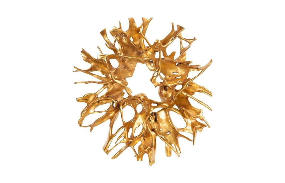 Cast Root Wall Decor, Gold Leaf by Phillips Collection