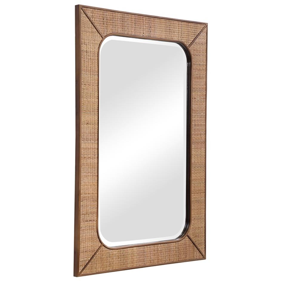 Tahiti Rattan Mirror by Uttermost