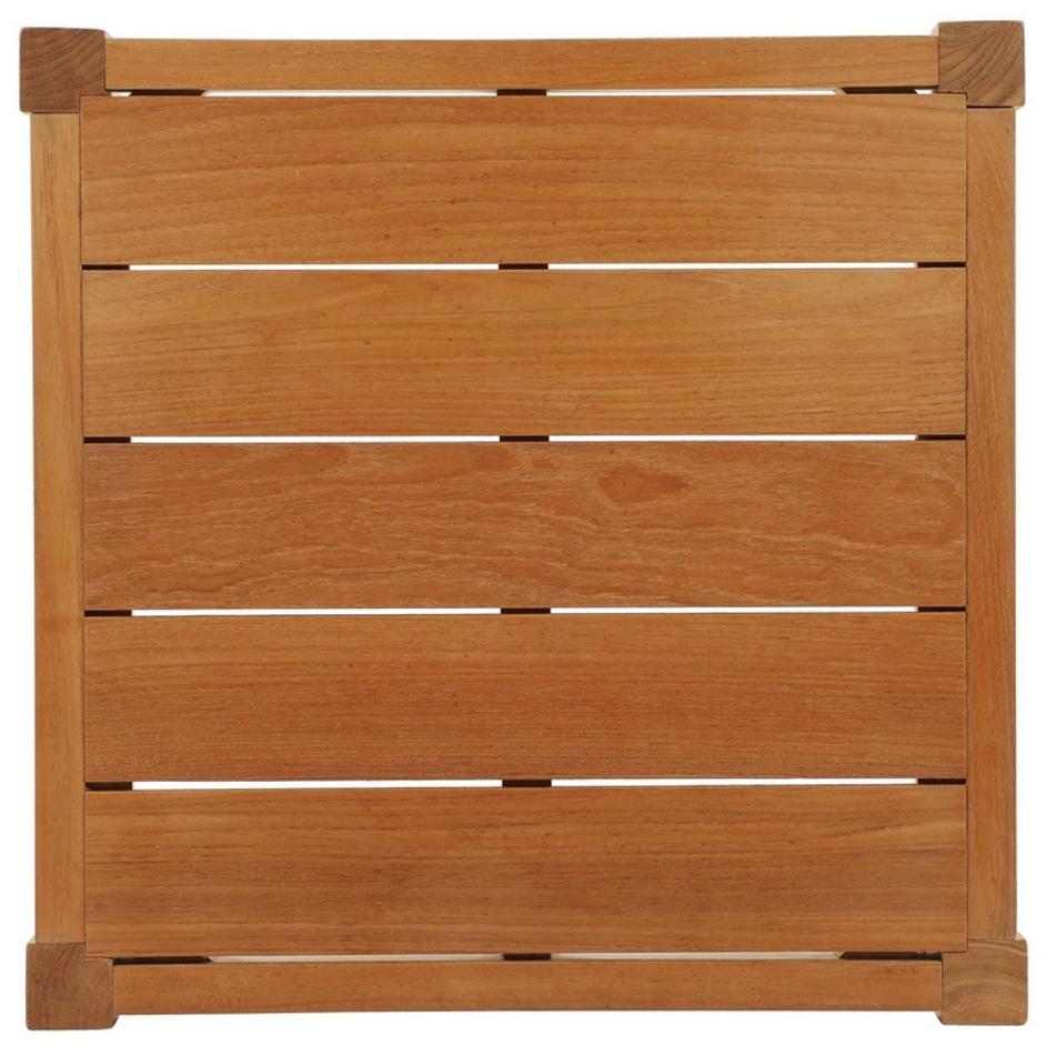Cornelia Outdoor Patio Premium Grade A Teak Wood Side Table In Natural by Modway Furniture