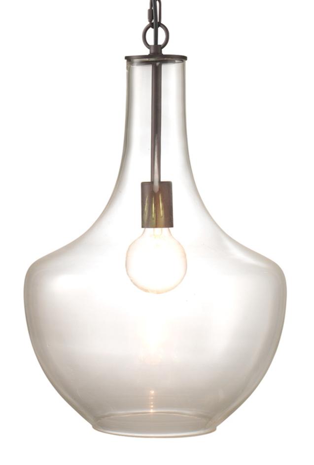 Sutton Glass 1-Light Pendant by Jamie Young