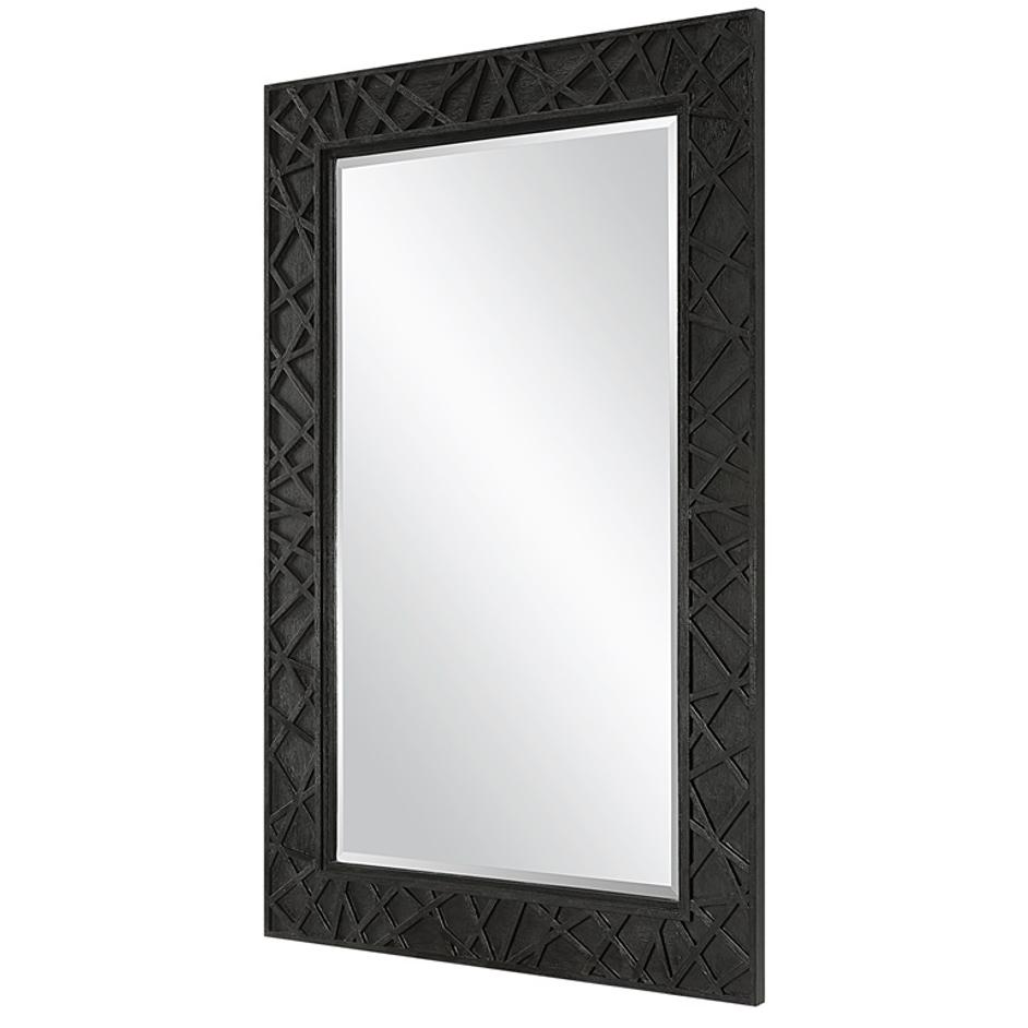 Everest Satin Black Mirror by Uttermost