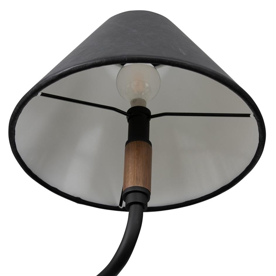 Cullen Linear Double Pendant - Black Leather by Four Hands