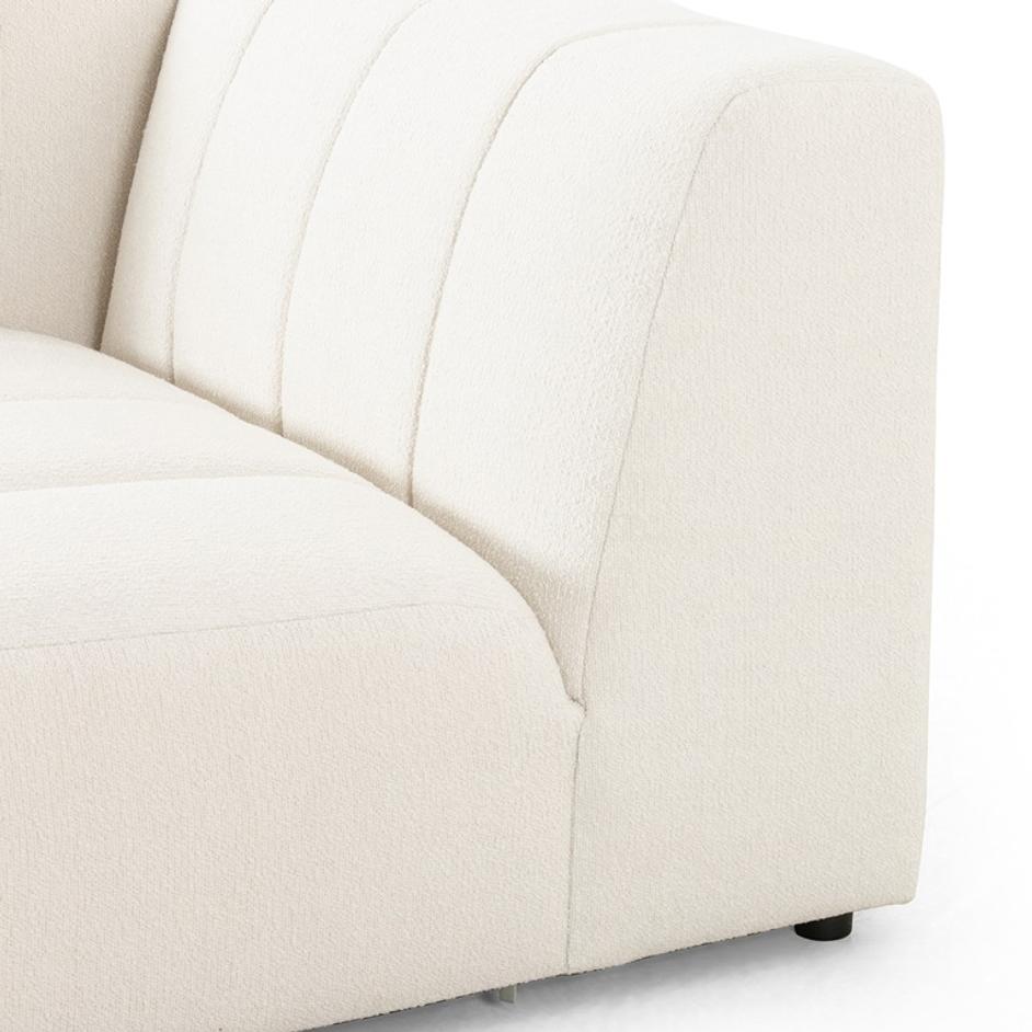 Langham Channeled Laf Pc In Fayette Cloud by FOUR HANDS