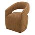 Barrow Rolling Dining Chair Amber Glow by Moes Home