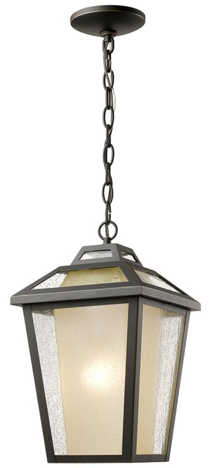 Memphis Outdoor 1 Light Outdoor Chain Light in Oil Rubbed Bronze Finish by Z-Lite