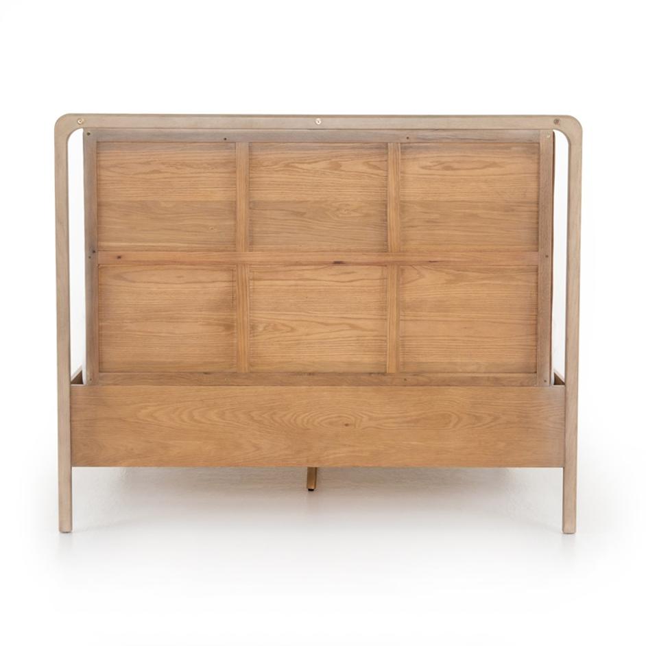 Rosedale Bed In Yucca Oak Veneer In Queen by FOUR HANDS