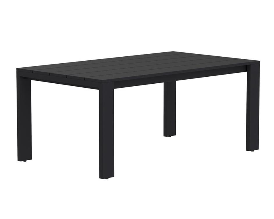LUCERNE DINING TABLE - STERLING BLACK - 70" by Sunpan