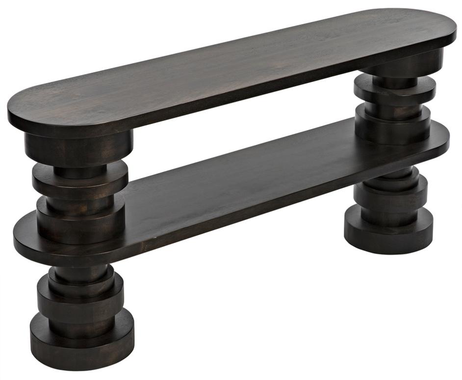 Fuller Console in Ebony Walnut Finish by Noir Furniture