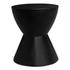 Hourglass Outdoor Stool Black by Moes Home