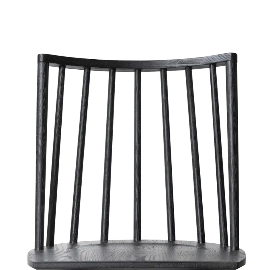 Lewis Swivel Bar Stool in Black Oak by FOUR HANDS