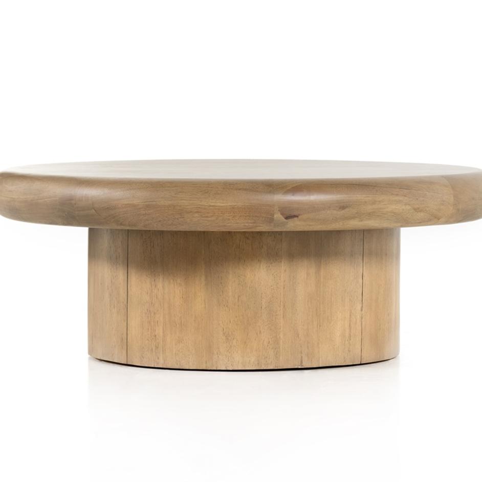 Zach Coffee Table In Burnished Parawood by FOUR HANDS