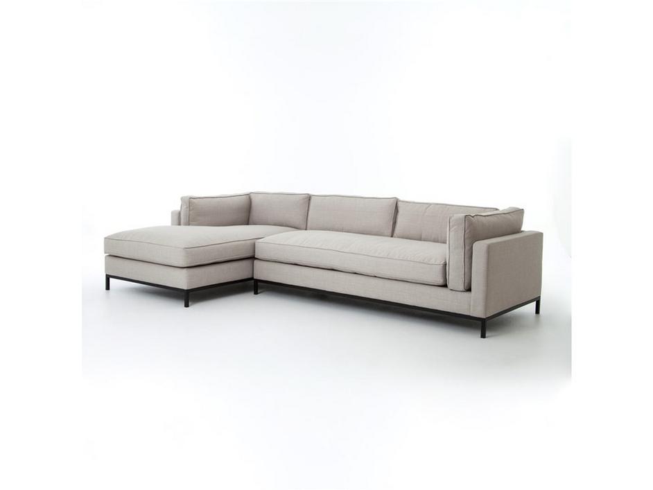 GRAMMERCY 2-PIECE CHAISE SECTIONAL-BENNETT MOON by FOUR HANDS