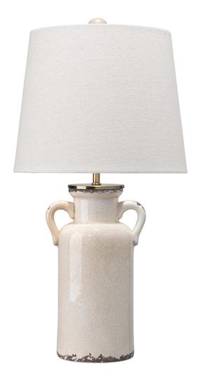 Piper Ceramic Table Lamp, Cream by Jamie Young