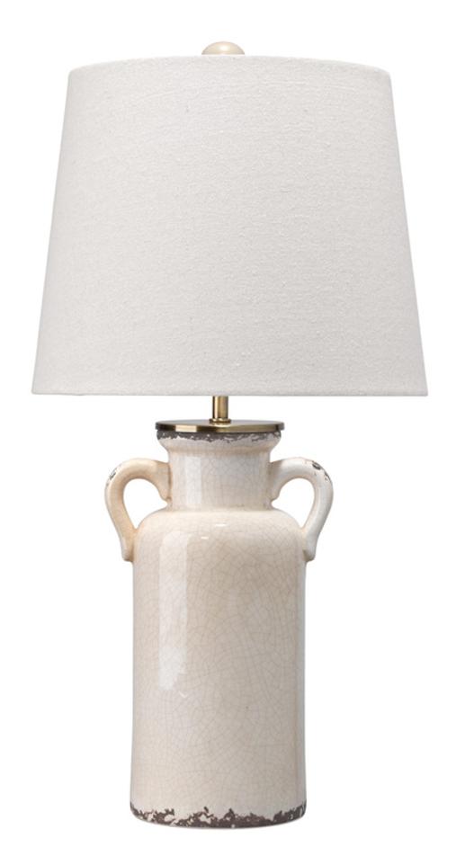 Piper Ceramic Table Lamp, Cream by Jamie Young