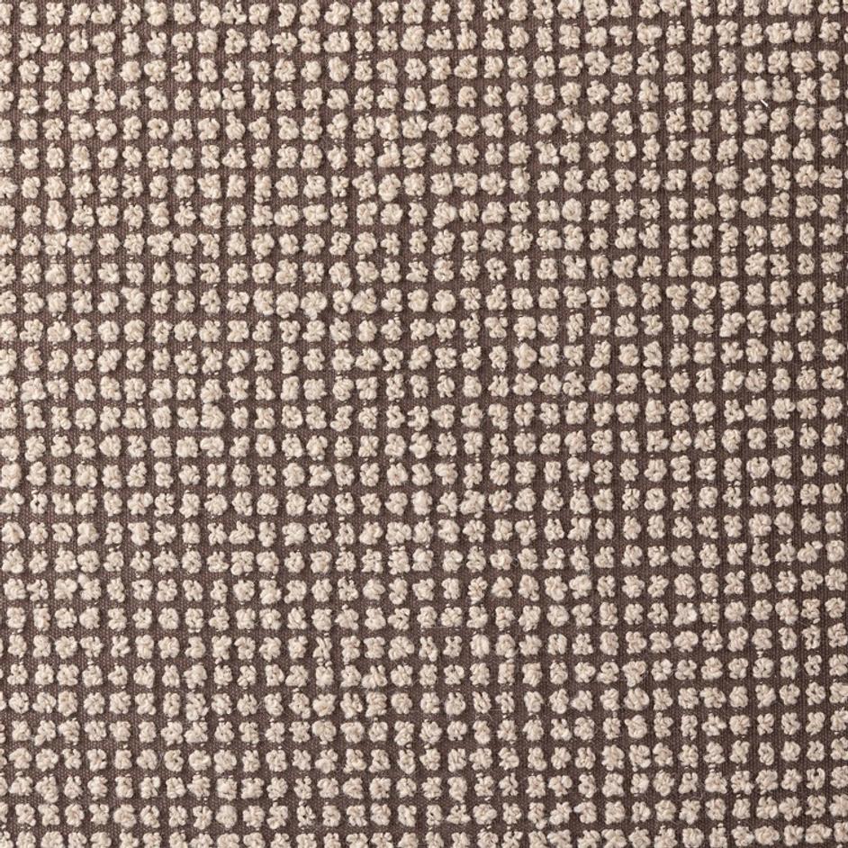 Sinclair Square Ottoman-21" In Barrow Taupe And Sienna Brown by Four Hands