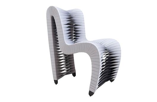 Seat Belt Dining Chair, Gray by PHILLIPS COLLECTION