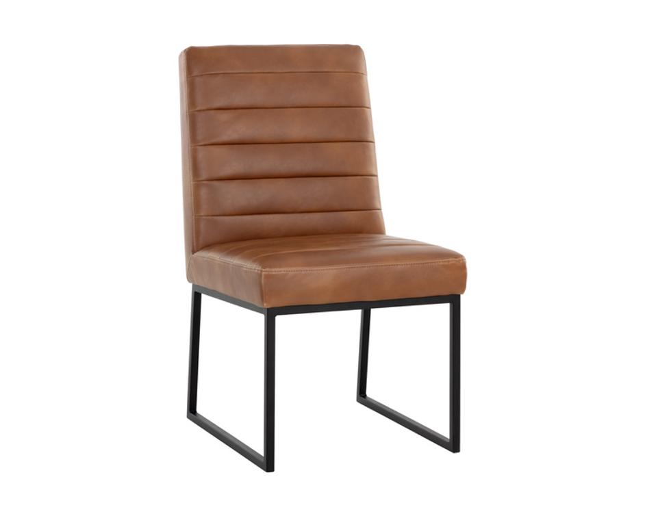 SPYROS DINING CHAIR - TOBACCO TAN by Sunpan