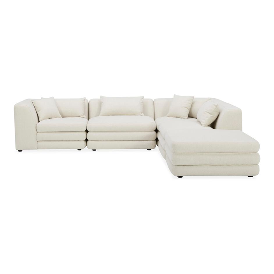 Lowtide Dream Modular Sectional Warm White by Moes Home