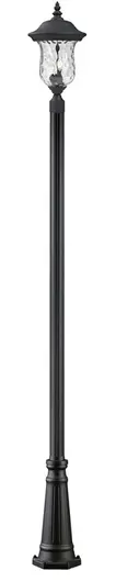 Armstrong Outdoor Post Light in Black Finish by Z-Lite