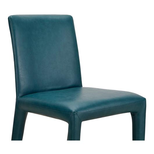 Monte Dining Chair Teal Vegan Leather - Set Of Two by Moes Home