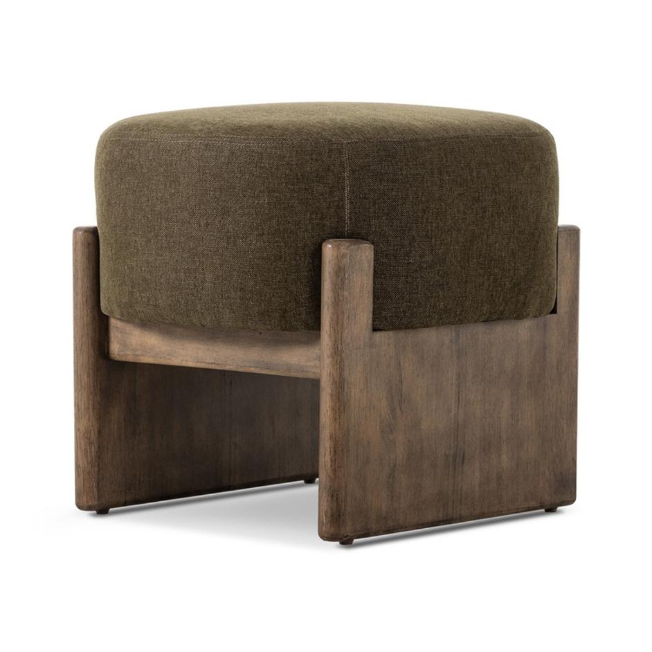 Kirby Accent Stool - Sutton Olive by Four Hands
