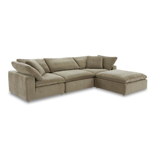 TERRA LOUNGE MODULAR SECTIONAL PERFORMANCE FABRIC DESERT SAGE by Moes Home