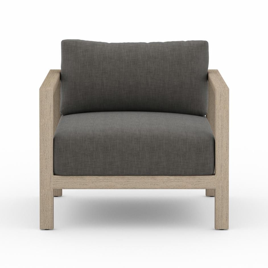Sonoma Outdoor Chair In Brown/Charcoal by FOUR HANDS
